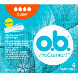 O.B. ProComfort Super Tampony 8 sztuk