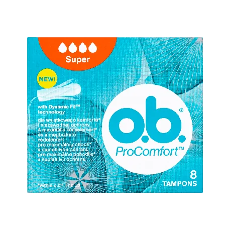 O.B. ProComfort Super Tampony 8 sztuk