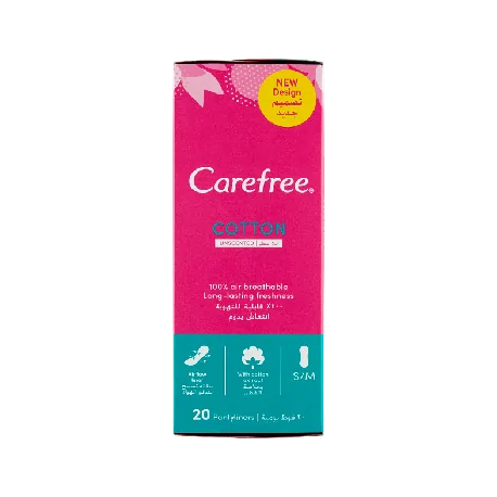 Carefree Normal with Cotton Extract Wkładki higieniczne 20 sztuk