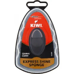 Kiwi Express Shine Gąbka nabłyszczająca do obuwia czarna 7 ml width=