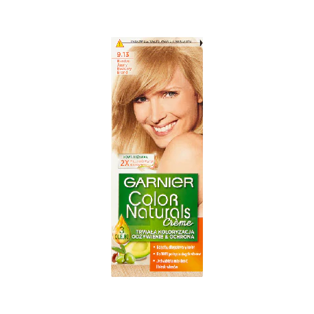 Garnier Color Naturals Creme Farba do włosów 9.13 Bardzo Jasny beżowy blond