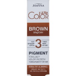 Joanna Ultra Color Pigment tonujący kolor włosów brązowy 100 g
