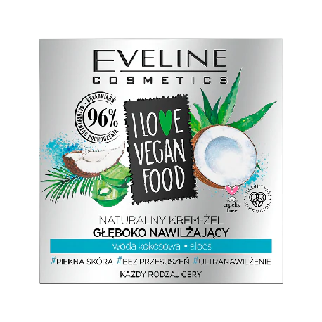 Eveline I Love Vegan Food Krem-żel głęboko nawilżający