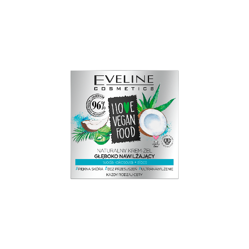 Eveline I Love Vegan Food Krem-żel głęboko nawilżający