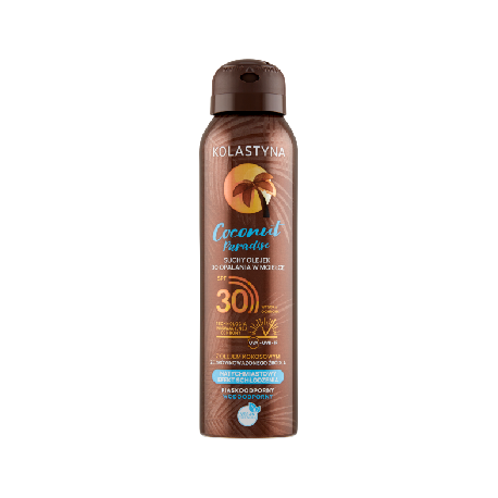 Kolastyna Coconut Paradise Suchy olejek do opalania w mgiełce SPF 30 150 ml