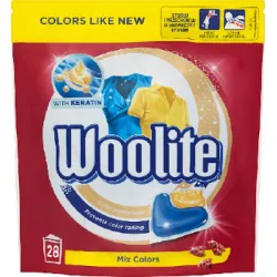 Woolite Mix Colors Kapsułki do prania 616 g (28 sztuk)