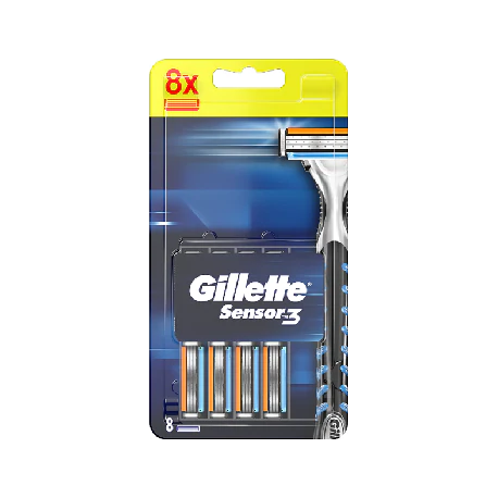 Gillette Sensor3 Ostrza wymienne do maszynki do golenia 8 szt