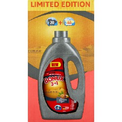 Bonux 3in1 Płyn do prania tkanin ciemnych 1,1 l i Płyn do prania tkanin kolorowych 3,575 l
