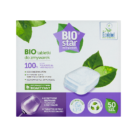 Biostar tabletki do zmywarek BIO 50szt