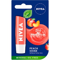 NIVEA Peach Shine Pielęgnująca pomadka do ust 5 g width=