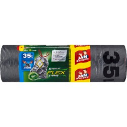 Jan Niezbędny worki na śmieci LD Magnum z taśmą 35l 15+3gr