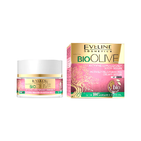 Eveline Bio Olive Aktywnie odmładzający krem-serum