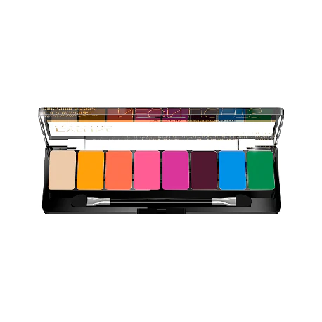 Eveline Professional Eyeshadow Palette paleta 8 cieni do powiek Neon Lights