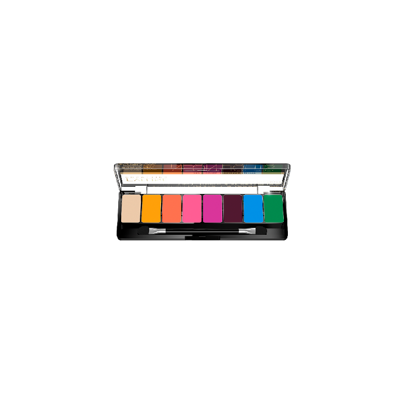 Eveline Professional Eyeshadow Palette paleta 8 cieni do powiek Neon Lights