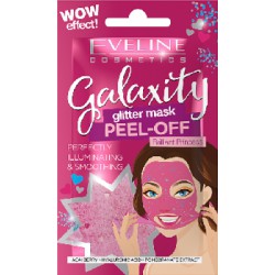 Eveline Galaxity Gliter Mask Rozświetlająco-wygładzająca maseczka peel-off