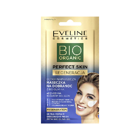 Eveline Bio Organic Perfect Skin Ultranaprawcza maseczka na dobranoc z biooliwą z oliwek