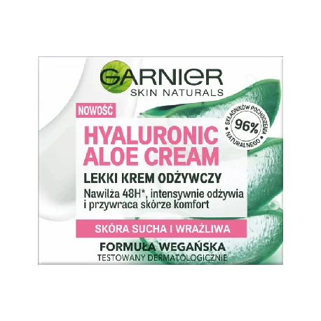 Garnier Hyaluronic Aloe Cream Lekki krem odżywczy 50 ml