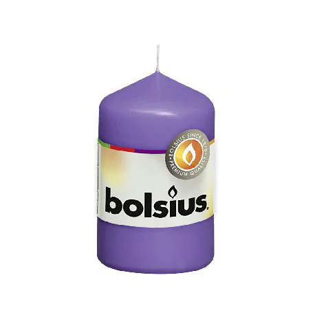 Bolsius świeca pieńkowa 80/48 fioletowy