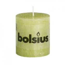 Bolsius świeca Rustic 80/68 Pastel Green