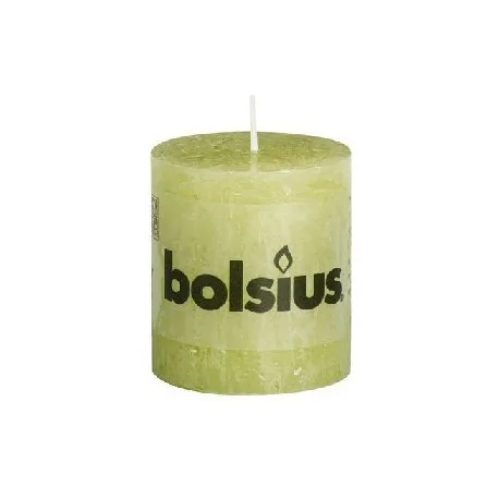 Bolsius świeca Rustic 80/68 Pastel Green