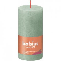 Bolsius świeca Rustic 100/50 Sage Green