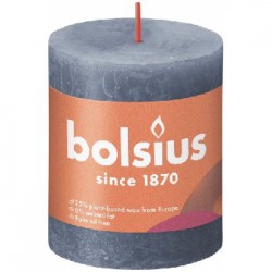 Bolsius świeca Rustic 80/68 Twilight Blue