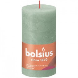 Bolsius świeca Rustic 130/68 Sage Green