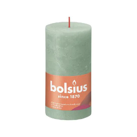 Bolsius świeca Rustic 130/68 Sage Green