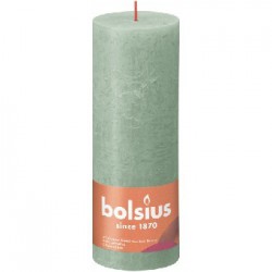 Bolsius świeca Rustic 190/68 Sage Green