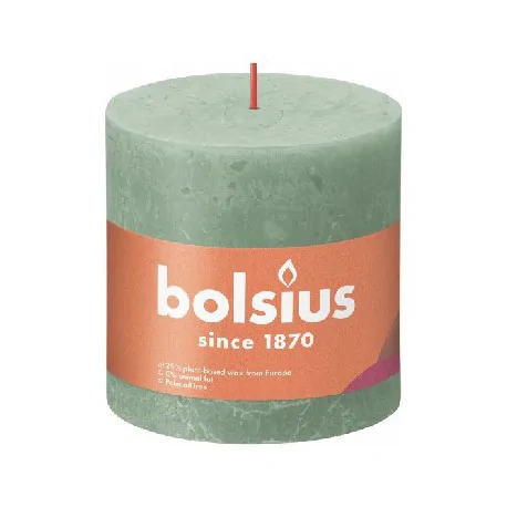 Bolsius świeca Rustic 100/100 Sage Green