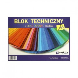 Blok Techniczny A4 kolor width=