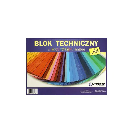 Blok Techniczny A4 kolor