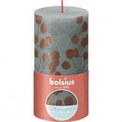 Bolsius świeca Rustic Silhouette 130/68 Zielony Eukaliptus