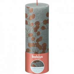 Bolsius świeca Rustic Silhouette 190/68 Zielony Eukaliptus