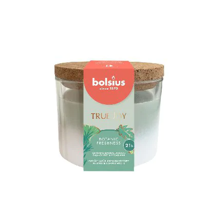 Bolsius świeca zapachowa w szkle 66/83 True Joy Botanic Freshness