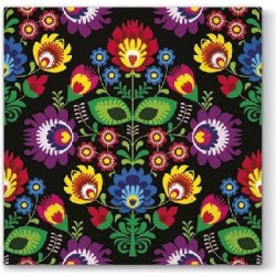 PAW serwetki TaT folky style black TL564000