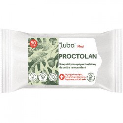 Luba Med Proctolan nawilżający papier toaletowy 50szt