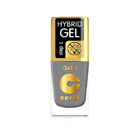 Delia Coral Hybrid Gel hybrydowy lakier do paznokci 59 stalowy