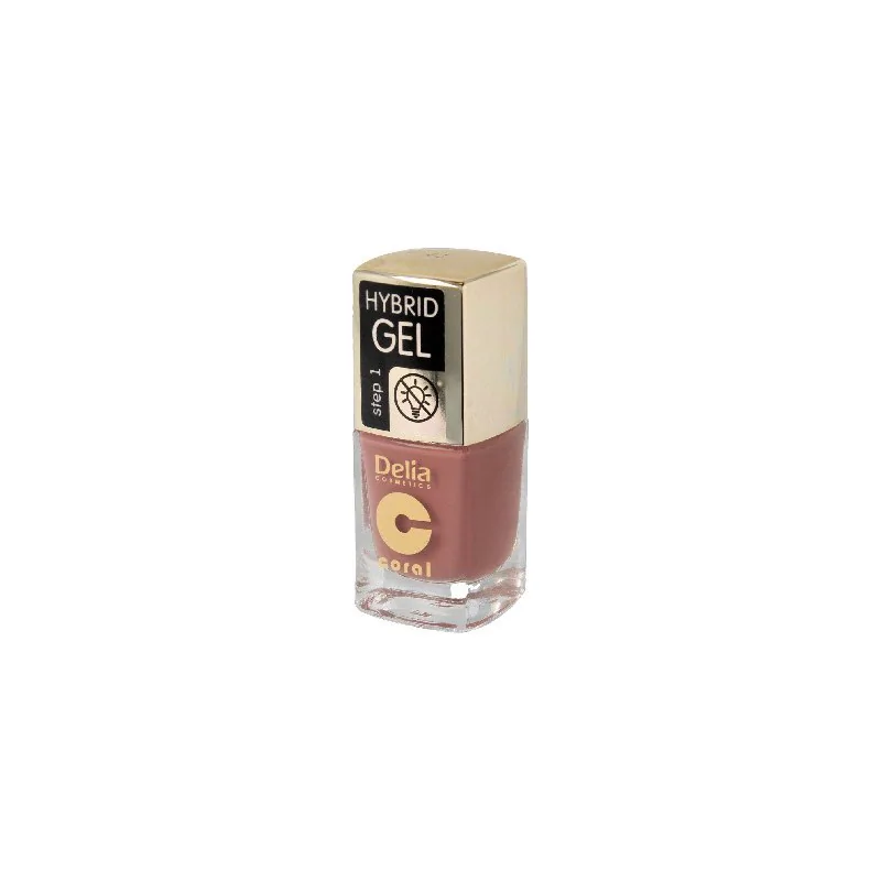 Delia Coral Hybrid Gel hybrydowy lakier do paznokci 43 mocha