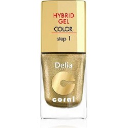 Delia Coral Hybrid Gel hybrydowy lakier do paznokci 28 złoty