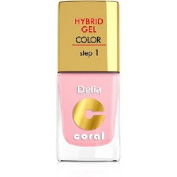 Delia Coral Hybrid Gel hybrydowy lakier do paznokci 04 pastelowy róż
