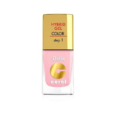 Delia Coral Hybrid Gel hybrydowy lakier do paznokci 04 pastelowy róż