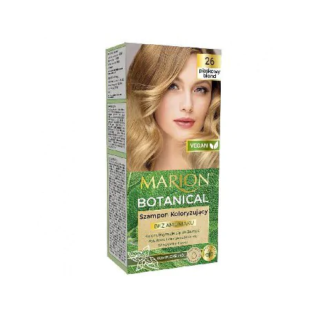 Marion Botanical szampon koloryzujący bez amoniaku 26 Piaskowy Blond