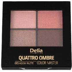 Delia Color Master Quattro Ombre 405 Sweet Coral cienie do powiek 4x1,5 kasetka