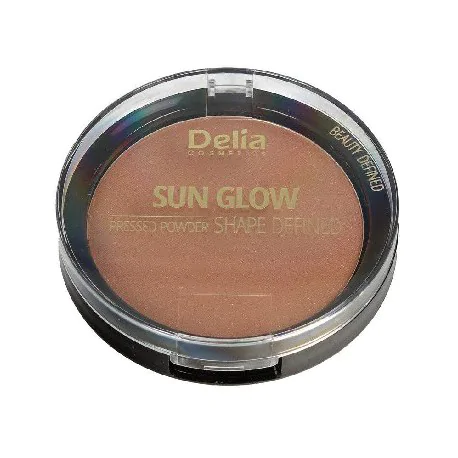 Delia puder Shape Defined Sun Glow 401 Blonde Brąz 9g