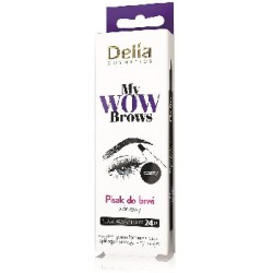 Delia My Wow Brows piórkowy marker do brwi czarny