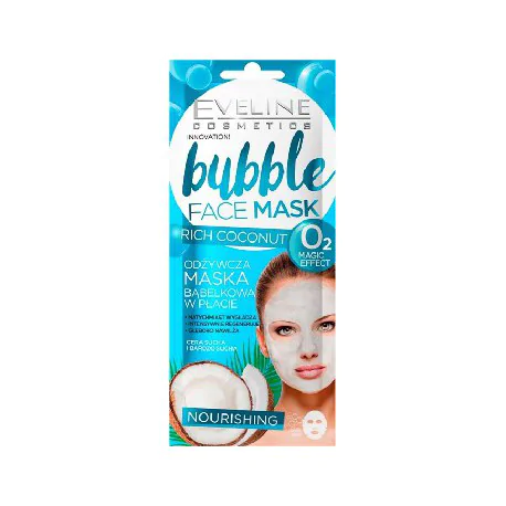 Eveline maska płachtowa Bubble Kokos odżywcza