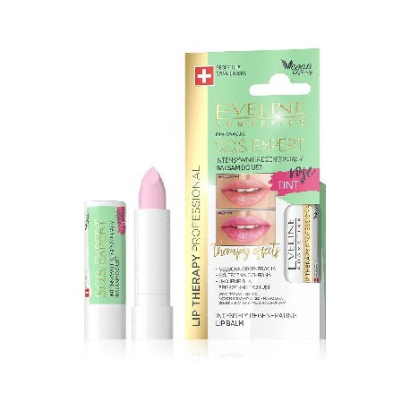 Eveline pomadka ochronna SOS Expert balsam Tint Rose