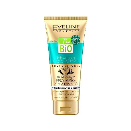 Eveline Bio Argan Coconut Oil nawilżający krem-maska do rąk 100ml