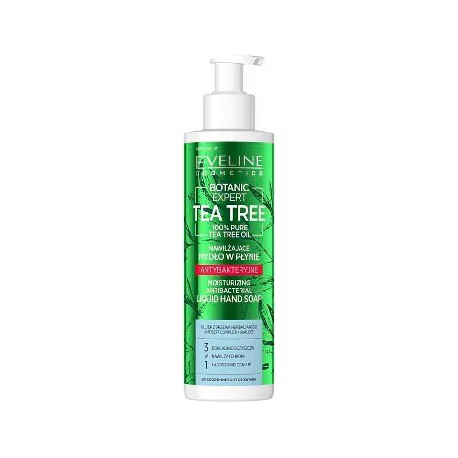 Eveline Botanic Expert Tea Tree nawilżające mydło do rąk antybakteryjne 200ml